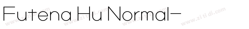 Futena Hu Normal字体转换